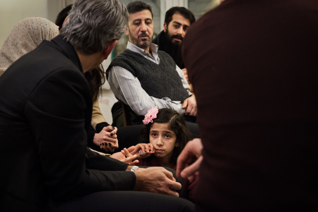 Amal and George Clooney Speak to Syrian Refugees in Berlin